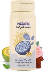 MAATE Baby Powder Keeps Skin Soothes & Calm Enriched Bael Fruit & Red ...
