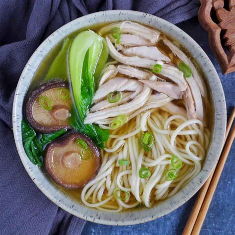 Chinese Chicken Noodle Soup (鸡汤面) - Red House Spice