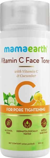 Buy MAMAEARTH VITAMIN C FACE TONER FOR PORE TIGHTENING - 200ML Online ...