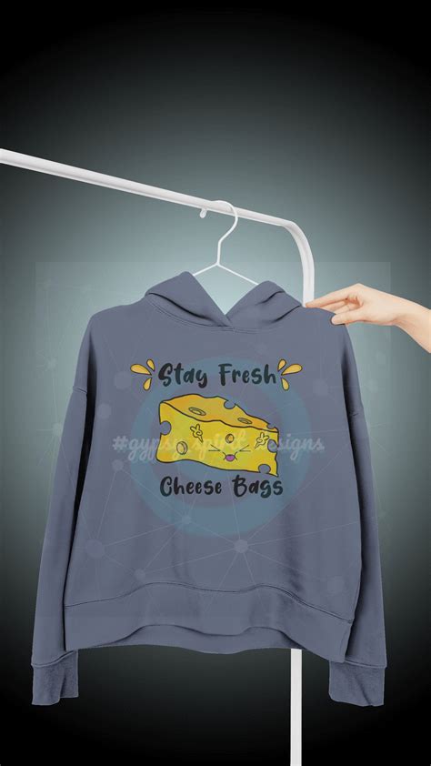 Stay Fresh Cheese Bags Transparent Background Sublimation Graphic - Etsy
