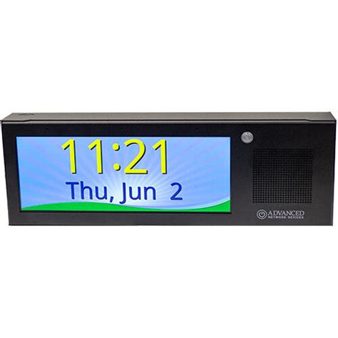 Buy in India Advanced Network Devices HD IP Clock Display (Matte Black ...