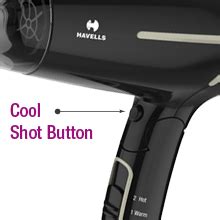 Havells HD3181 1600 Watts Unisex Foldable Hair Dryer; 3 Heat (Hot/Warm ...