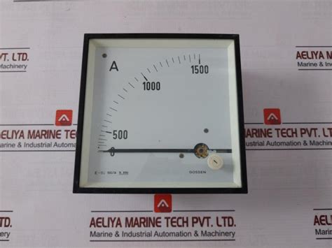 Gossen 0-1500A Ammeter 1500/1A 16-65 Hz – Aeliya Marine