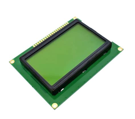 Robodo MO34 128x64 Graphical LCD Module, Green : Amazon.in: Industrial ...