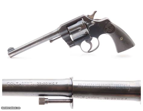 Very Nice COLT “Army Special” .32-20 WCF ROARING TWENTIES DA Revolver C ...