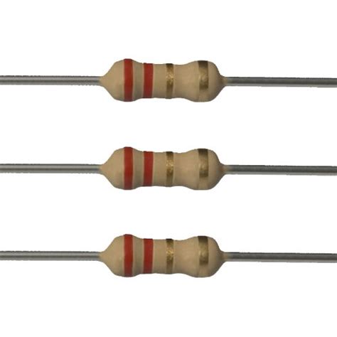 E-Projects 25EP5122R20 2.2 Ohm Resistors, 1/2W, 5% (Pack of 25 ...
