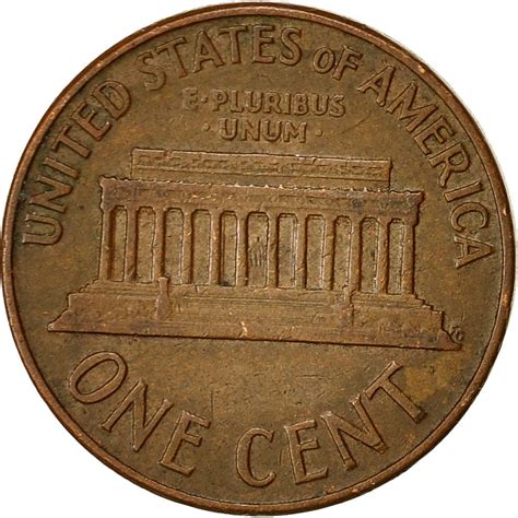 One Cent 1961 Lincoln Memorial, Coin from United States - Online Coin Club