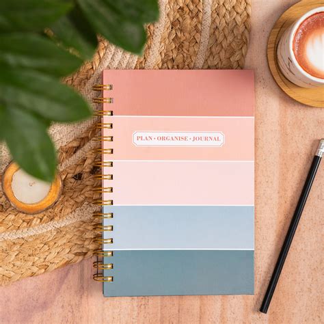 Order 'Plan.Organize.Journal' Spiral Ruled Notebook | The Zappy Box