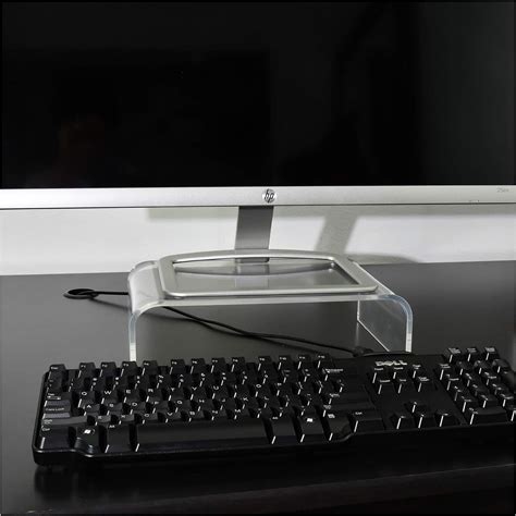 Buy AMT Premium Acrylic Monitor Stand Clear Monitor Stand Clear Monitor ...