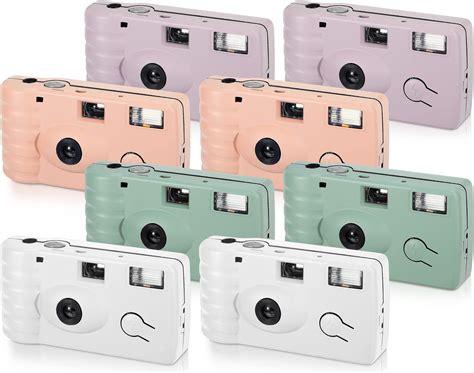 Amazon.com : LEIFIDE 8 Pcs Disposable Camera Bulk for Wedding Single ...