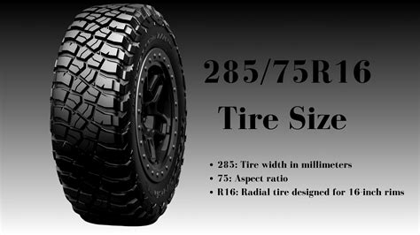 How to Convert 285/75R16 Tire Size to Inches - Opple House