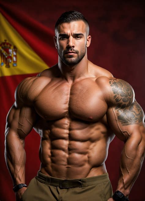 Lexica - 30-year-old Spanish man with big muscles, big bodybuilder ...