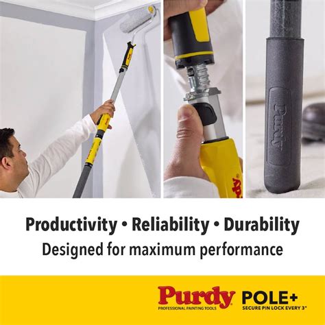 Purdy 2-ft to 4-ft Pole+ Telescoping Fiberglass Extension Pole in the ...