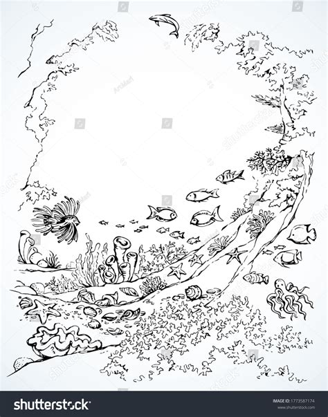 Ocean Floor Coloring Page