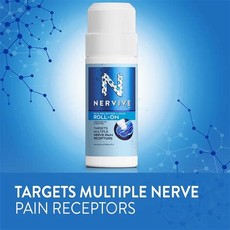 Nervive Nerve Care Pain Relief Roll On Liquid - Max Strength Topical ...