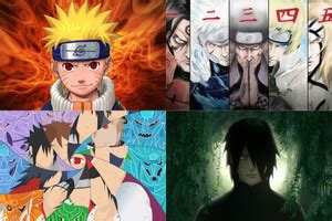 Naruto 4 Poster Combo|Naruto Uzumaki,Sasuke Uchiha,Kakashi Hatake ...