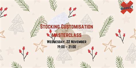 Stocking Customisation Masterclass, Abingdon Street Market, Blackpool ...
