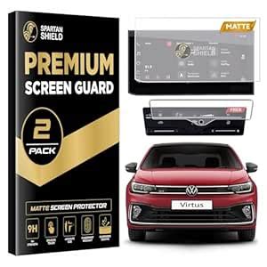 Spartan Shield MATTE Screen Guard COMBO for VOLKSWAGEN VIRTUS 2023 ...