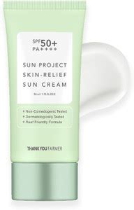 Thank You Farmer Sunscreen - SPF 50+ PA++++ Sun Project Skin Relief Sun ...
