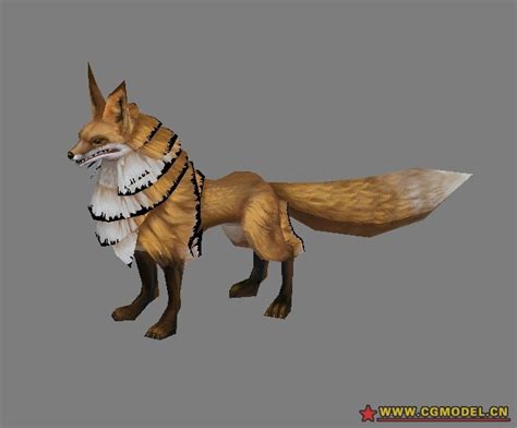 行走的狐狸动画图片-动态图片基地