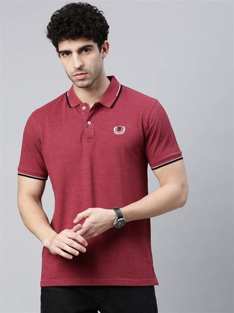 Buy Cranberry Maroon Polo T-Shirt Online in India – Bushirt
