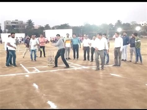 Opening of AIA Night Cricket Tournament at GIDC Sports Complex ...
