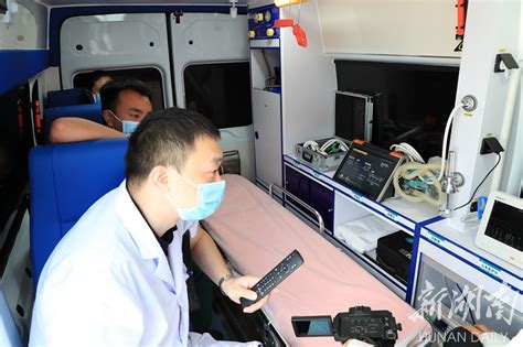 湖南首辆5G救护车在郴州投用 - 郴州 - 新湖南
