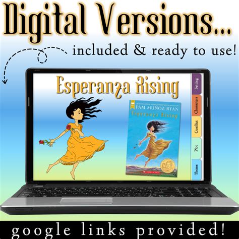 Esperanza Rising Novel Study | Print & Digital Vocabulary, Activities ...