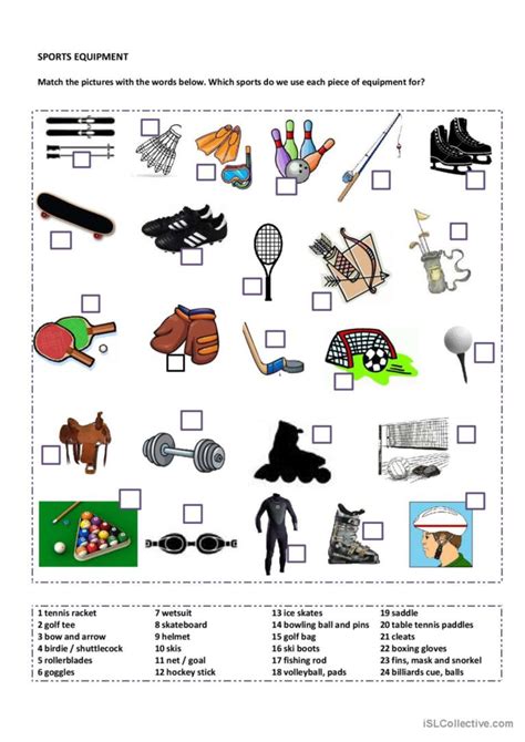 Playing Sports Worksheet 的图像结果