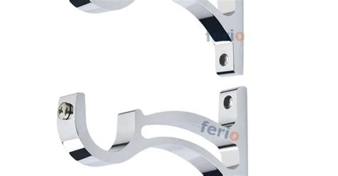 Buy Chrome Finish Aluminium Curtain Brackets