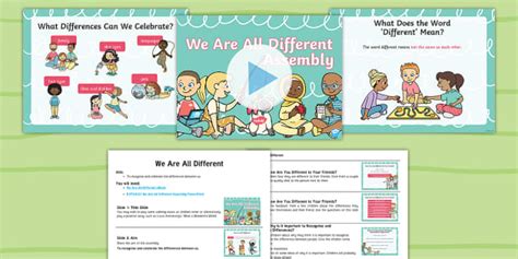 Diversity Assembly KS1 | We Are All Different Assembly Pack