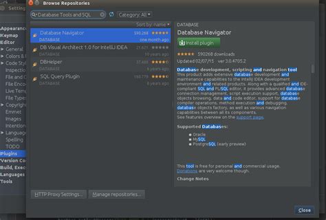 Image result for IntelliJ Using SQLite