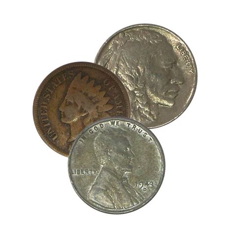 2022 Stater 3 Coin Collection of Indian Penny, Buffalo Nickel and Steel ...
