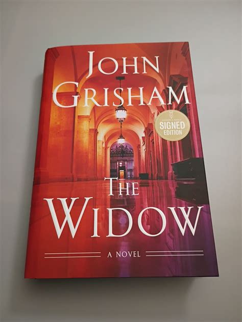 SIGNED The Widow by John Grisham 1st Edition 1st Print Hardcover ...