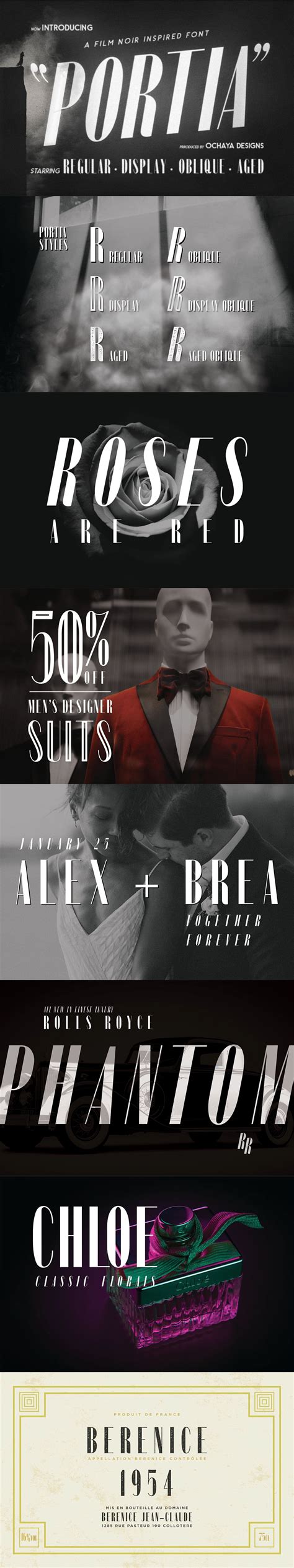 Film Noir Title Font