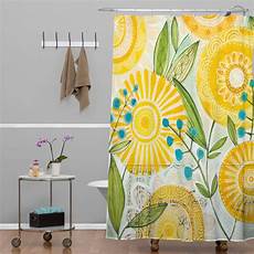 Deny Shower Curtains by Deny Designs Cori Dantini Sun Burst Flowers Shower Curtain Deny Shower Curtains