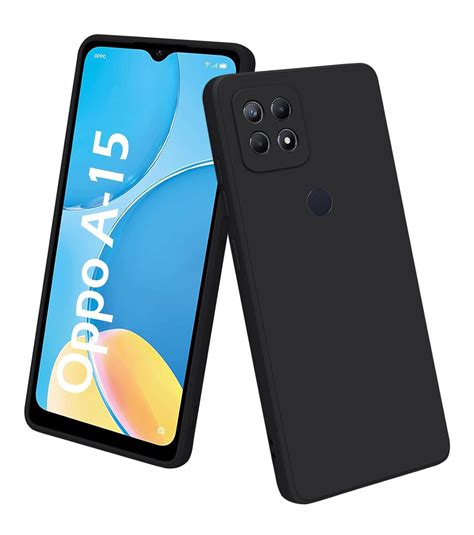 TRUEUPGRADE Liquid Silicone Designed Case Cover for Oppo A15 / A15s ...