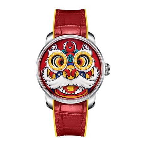 Lucky Harvey | Lion Dance Automatic Watch | Cultural Celebrations and ...