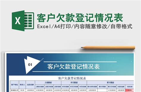 2021年客户欠款登记情况表-Excel表格-办图网