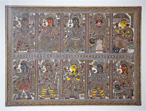 Madhubani Art | Dasavatar – ARTISANS'
