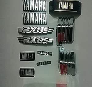 Meenu Arts Monogram Set kit for Yamaha RX135, Black : Amazon.in: Car ...