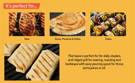 Buy Meyer Cast Iron 2 in 1 Grill and Griddle Fry Pan (Black, 30cm ...