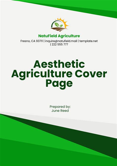Free Agriculture Business Plan Template - Ablebionics