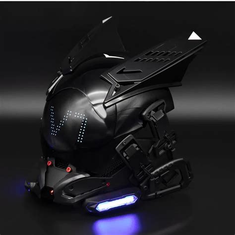 Fudaole Cyberpunk Gothic Mask Helmet For Adult,LED Bluetooth India | Ubuy