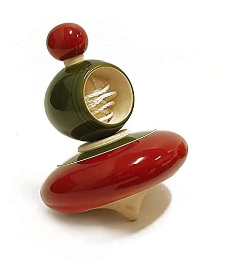 Buy Dream Colors Mara Pambaram Lattu Wooden Toy Spinning Top Latto ...