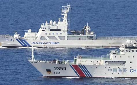 日本12艘炮舰5艘渔船擅闯钓鱼岛 遭中国海警赶走！_哔哩哔哩_bilibili
