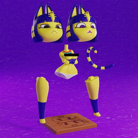 Ankha Additional Torso Part 3D model 3D printable | CGTrader