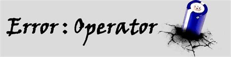 Image result for Operator Error