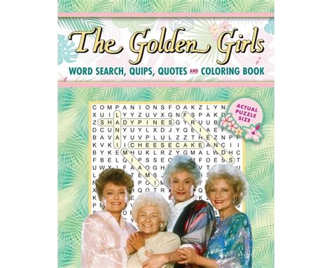 Thunder Bay Press Golden Girls Word Search, Quips, Quotes and Coloring ...