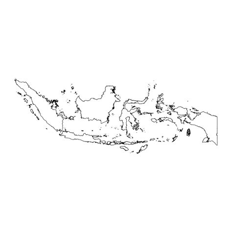 Map Of Indonesia Blank